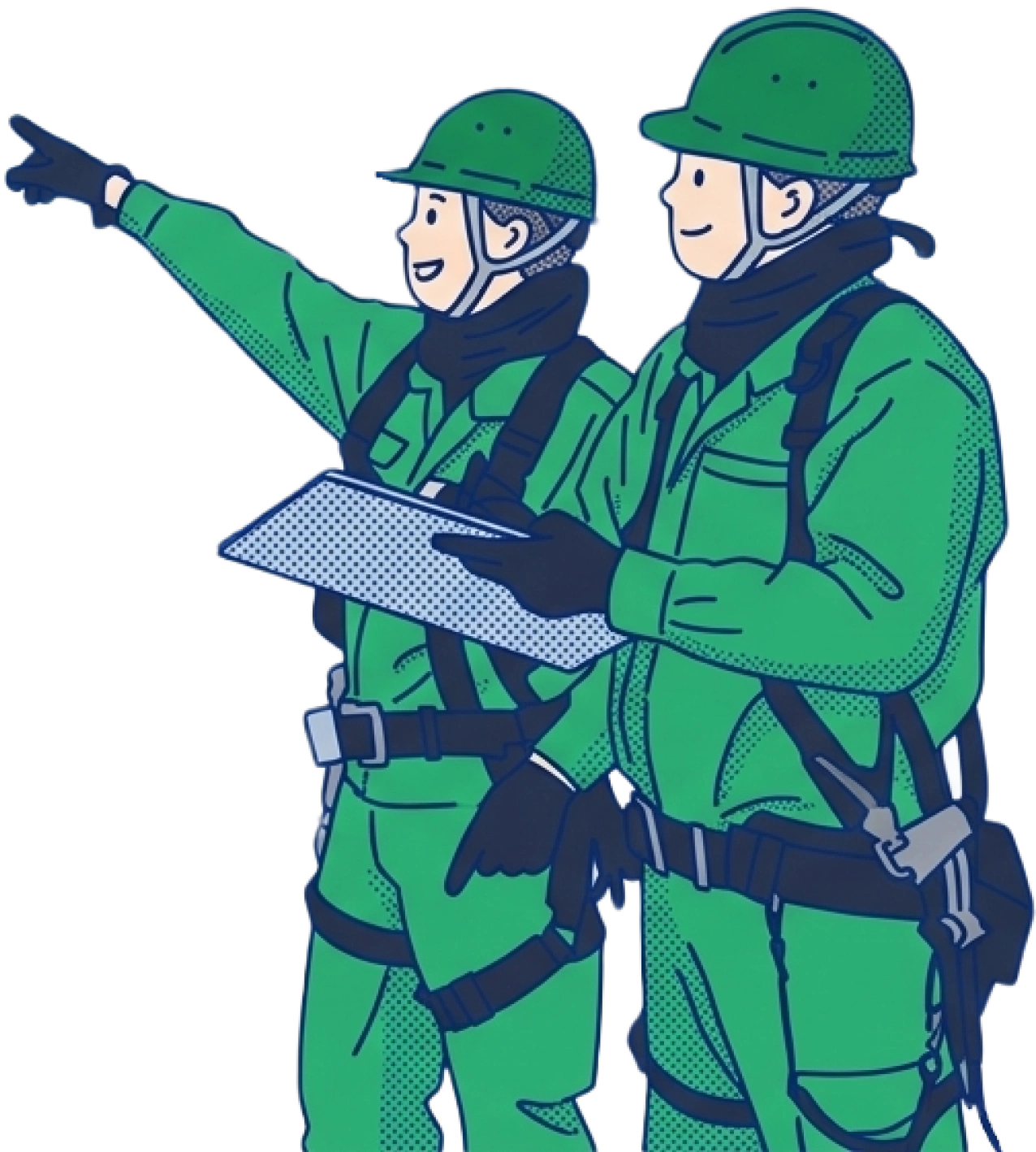 キヨモト社員キャラクターイラスト