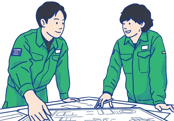 設計職のイラスト