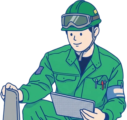 監督職（メンテナンス）のイラスト