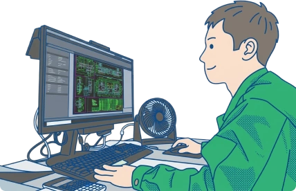 設計職 イラスト2