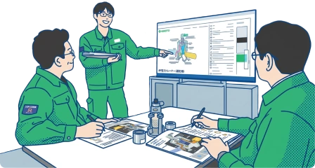 工場管理職 イラスト1